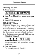 Preview for 14 page of Franklin SCRABBLE MASTER SCM-106 User Manual