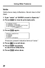 Preview for 21 page of Franklin Spanish Master IC-122 User Manual