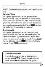 Preview for 28 page of Franklin Spanish Master IC-122 User Manual