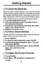 Preview for 4 page of Franklin SpellingAce With Thesaurus SA-206 User Manual