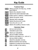 Предварительный просмотр 3 страницы Franklin Spellmaster Plus SPQ-200 User Manual