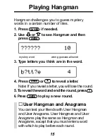 Предварительный просмотр 16 страницы Franklin Spellmaster Plus SPQ-200 User Manual