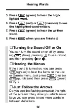 Preview for 15 page of Franklin Talking Children's Dictionary CDS-240 User Manual