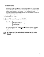 Preview for 10 page of Franklin Talking Children's Dictionary KID-1240 Instruction Manual