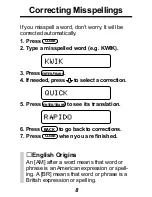 Предварительный просмотр 9 страницы Franklin TES-100 User Manual