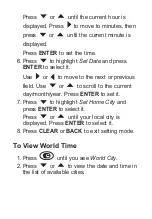 Preview for 11 page of Franklin TG-470 User Manual