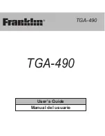 Franklin TGA-490 User Manual preview
