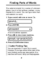 Предварительный просмотр 9 страницы Franklin Thesaurus WM-1055 User Manual