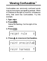 Предварительный просмотр 8 страницы Franklin TMQ-100 User Manual