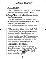 Preview for 4 page of Franklin TMQ-106 User Manual