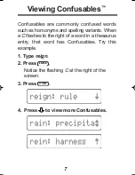 Предварительный просмотр 8 страницы Franklin TMQ-106 User Manual