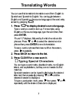 Предварительный просмотр 9 страницы Franklin TS-118 User Manual