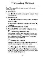 Предварительный просмотр 10 страницы Franklin TS-118 User Manual