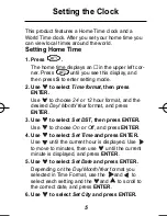 Предварительный просмотр 7 страницы Franklin TWE-118D User Manual