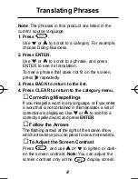 Предварительный просмотр 10 страницы Franklin TWE-118D User Manual