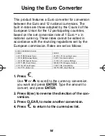 Предварительный просмотр 16 страницы Franklin TWE-118D User Manual