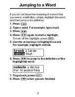 Preview for 8 page of Franklin WordWizard DCQ-210 User Manual