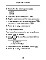 Preview for 16 page of Franklin WordWizard DCQ-210 User Manual