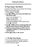 Preview for 17 page of Franklin WordWizard DCQ-210 User Manual