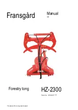 Fransgard 10502029 Manual preview