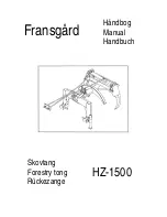 Предварительный просмотр 1 страницы Fransgard HZ-1500 Manual