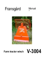 Fransgard V-3004 Manual preview