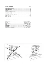 Preview for 3 page of Fransgard V3021 Manual