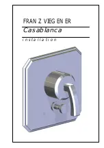 FRANZ VIEGENER Casablanca Installation Manual preview