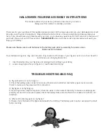 Preview for 2 page of Fraser Hill Farm Haunted Hill Farm HHSPD-12FLSA Assembly Instructions