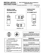 Fraser-Johnston PBKD Installation Instructions Manual preview