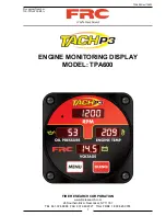 FRC TACH P3 TPA600 Manual preview