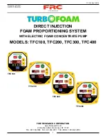 FRC Turbofoam TFC100 User Manual preview