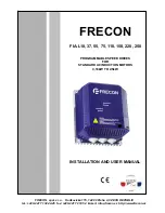 Frecon FIA-L110 Installation And User Manual предпросмотр