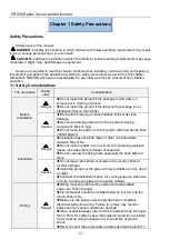 Preview for 12 page of Frecon FR200 Series Installation And Commissioning Manual