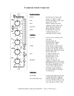 Предварительный просмотр 3 страницы Fredenstein Artistic Compressor Operating Manual