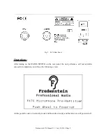 Preview for 3 page of Fredenstein F676 Operating Manual