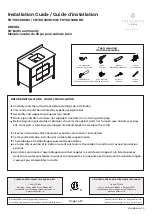 Frederick York DREXEL FRYDX36NVBG Installation Manual предпросмотр