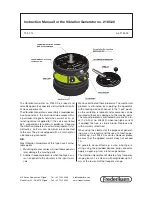 Frederiksen Electromagnetic vibrator Instruction Manual preview