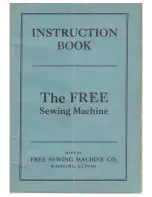 Предварительный просмотр 1 страницы free sewing machine The FREE Instruction Book