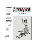 Preview for 1 page of Free Spirit C249 30816 2 Owner'S Manual