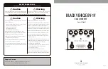 Free The Tone BLACK VEHICLE BV-1V Owner'S Manual preview