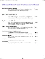 Preview for 1 page of Freecom C7370 Manual