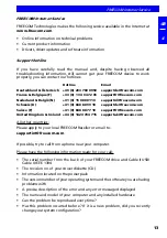 Preview for 13 page of Freecom Cable II IEEE 1394 User Manual