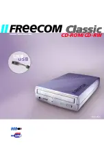 Freecom Classic CD-ROM/CD-RW User Manual preview