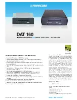 Freecom DAT-160 Datasheet предпросмотр