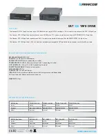 Preview for 2 page of Freecom DAT-320 Datasheet