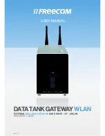 Freecom Data Tank Gateway WLAN User Manual preview