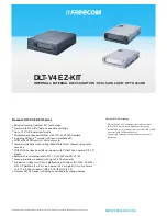 Preview for 1 page of Freecom DLT-V4 EZ-Kit Series Datasheet