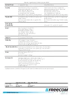 Preview for 2 page of Freecom FC TapeWare AIT-260i Specifications