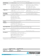 Preview for 2 page of Freecom FC TapeWare AIT-700i Specifications